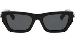 B.zero1 Black Rectangular Sunglasses