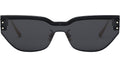 DiorClub M3U Black Geometric Sunglasses