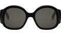 Maxi Triomphe Black Round Sunglasses