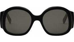 Maxi Triomphe Black Round Sunglasses