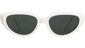 CELINE 3 Dots White Cat Eye Sunglasses