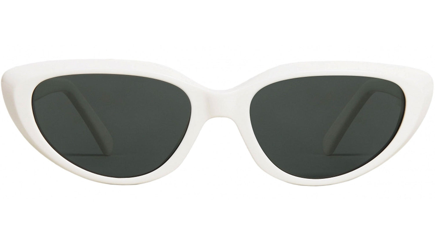 CELINE 3 Dots White Cat Eye Sunglasses
