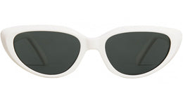 CELINE 3 Dots White Cat Eye Sunglasses