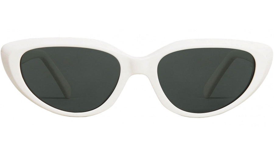 CELINE 3 Dots White Cat Eye Sunglasses
