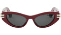 CDior B1U Burgundy Cat Eye Sunglasses