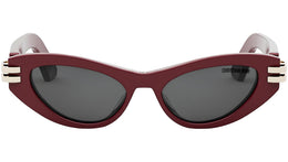 CDior B1U Burgundy Cat Eye Sunglasses