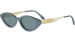 Fendigraphy Grey Cat Eye Sunglasses