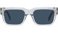 GV Day Transparent Light Grey Geometric Sunglasses