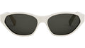 CELINE 3 Dots White Cat Eye Sunglasses