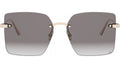 CDior S3U Rose Gold Squared Sunglasses