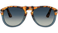 PO0649 brown tortoise and opal blue blue