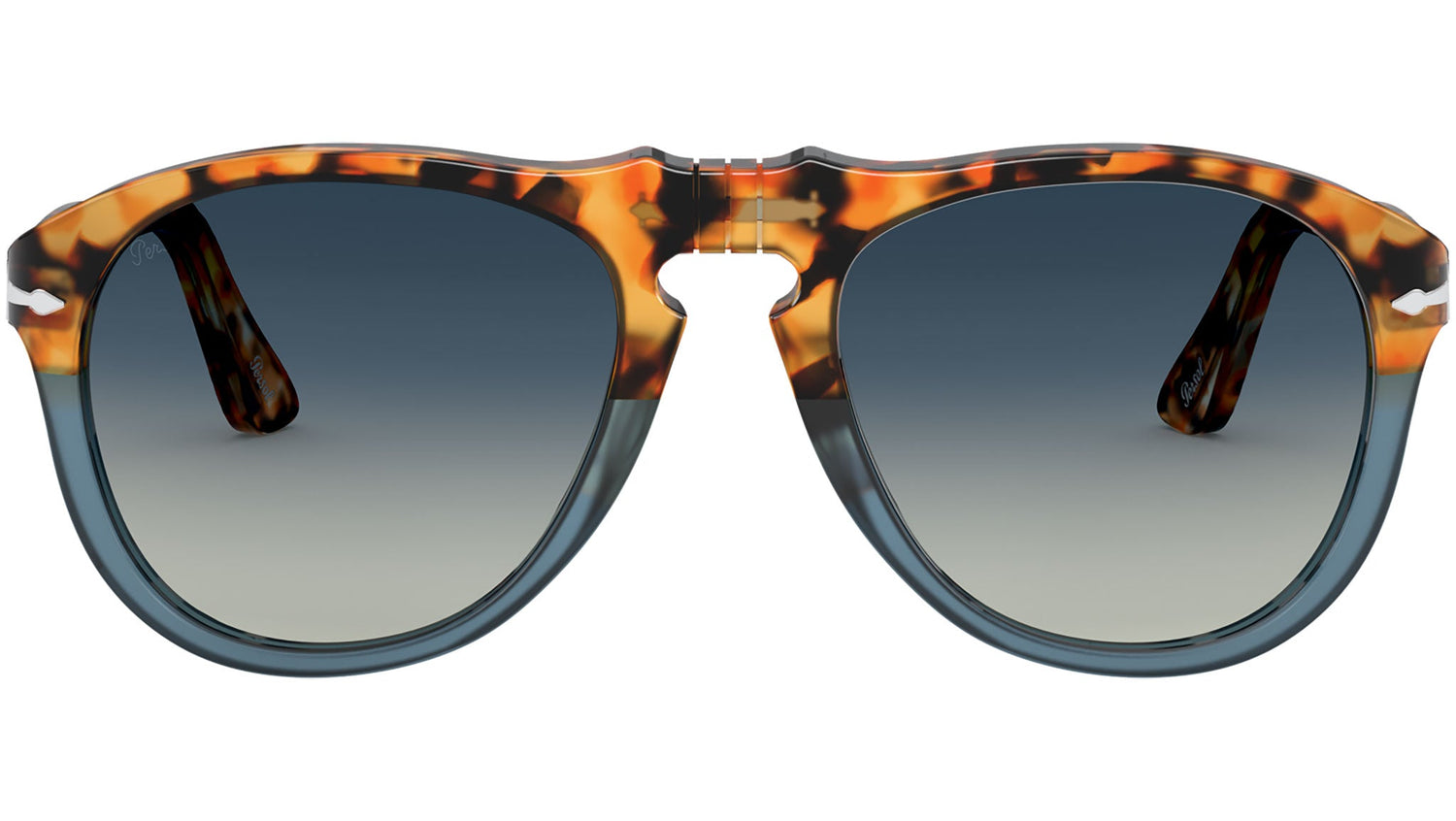 PO0649 brown tortoise and opal blue blue