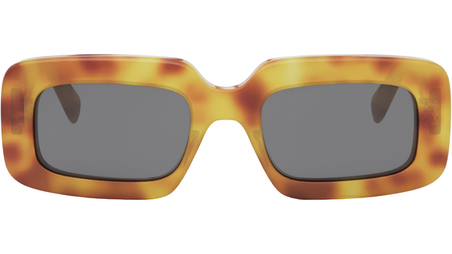 Triomphe Havana Rectangle Sunglasses