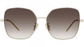 GV Speed Gold Geometric Sunglasses