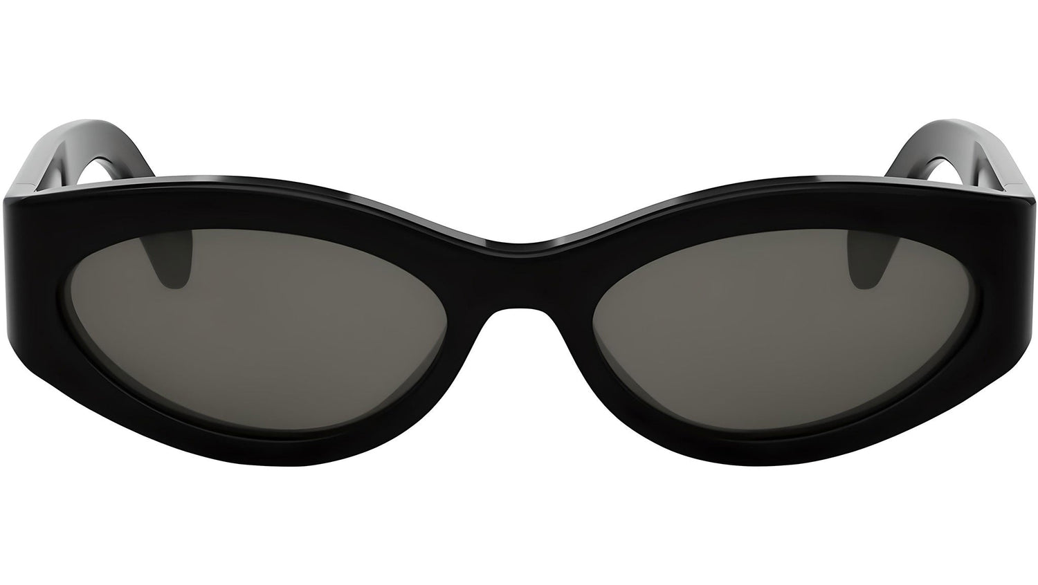 Monochroms Black Geometric Sunglasses