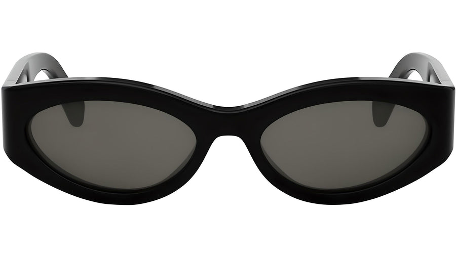 Monochroms Black Geometric Sunglasses