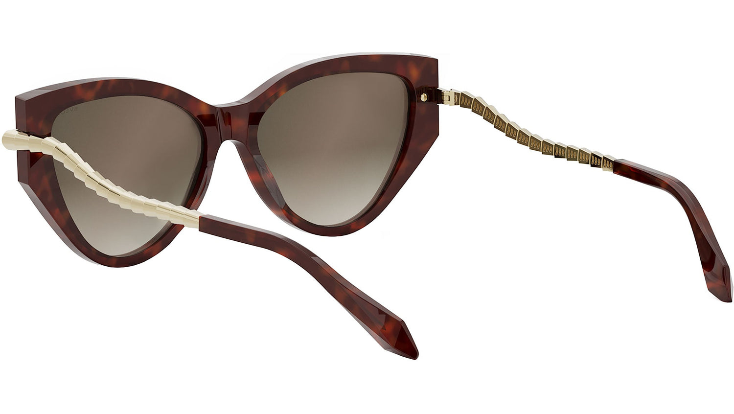 Serpenti Havana Cat Eye Sunglasses