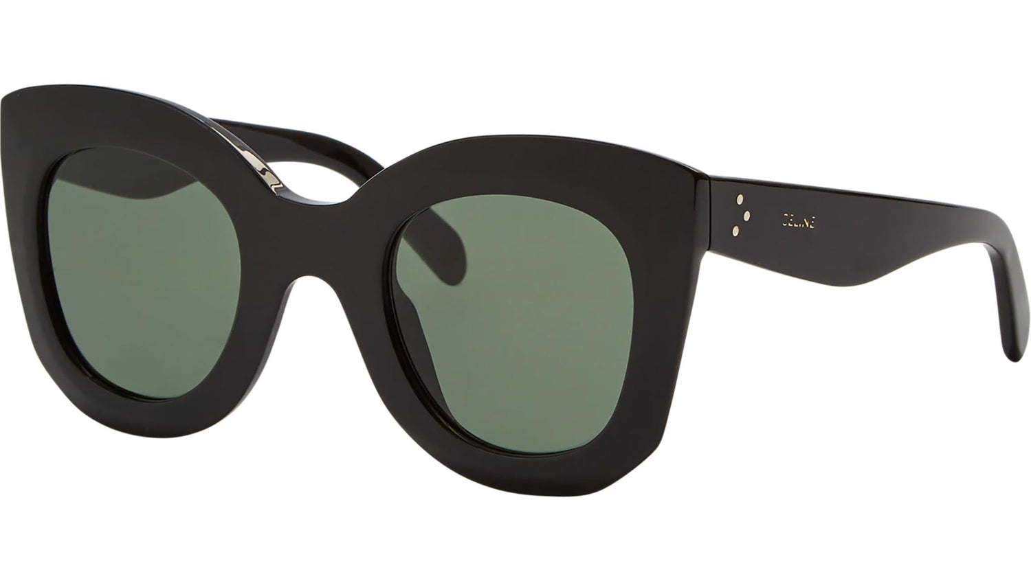 CELINE 3 Dots Black Butterfly Sunglasses