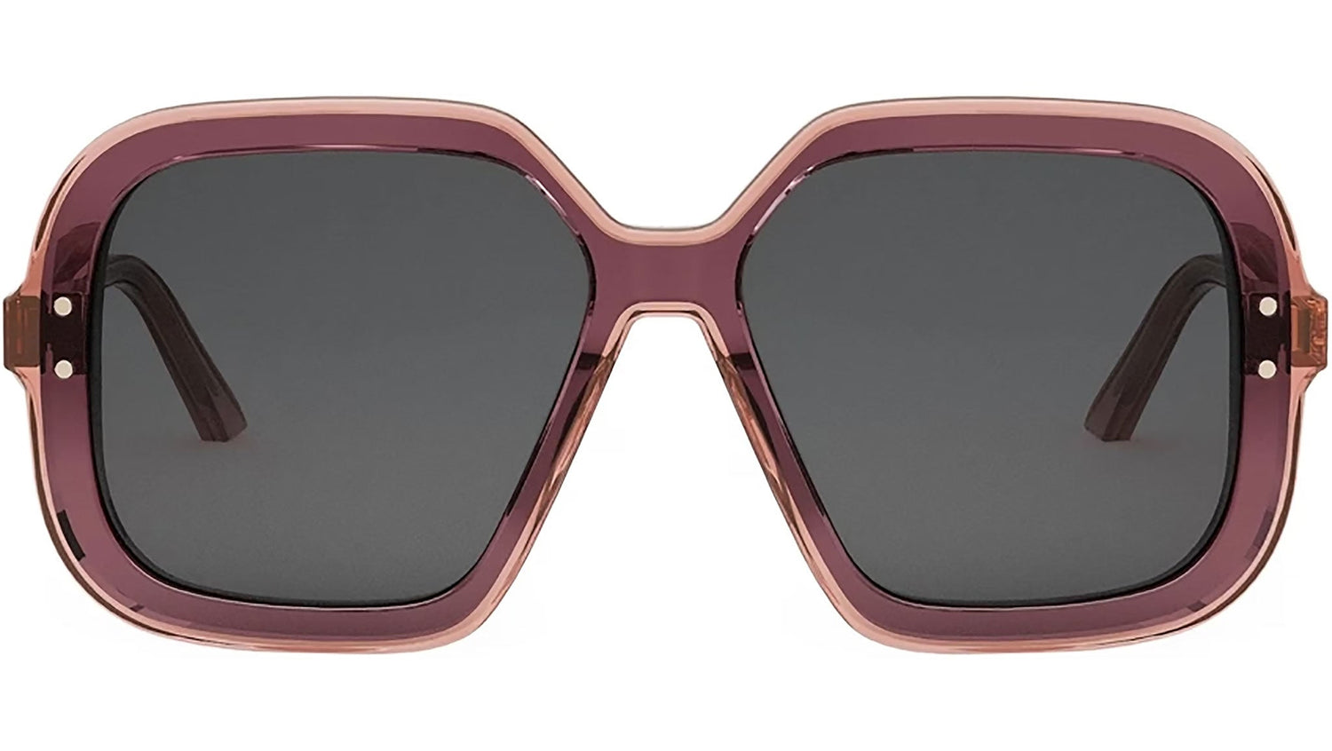 DiorHighlight S1I Burgundy Geometric Sunglasses