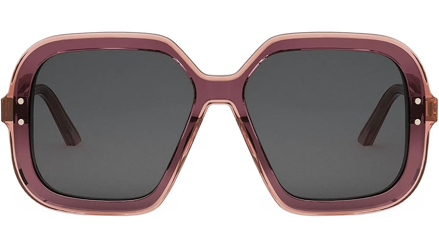 DiorHighlight S1I Burgundy Geometric Sunglasses