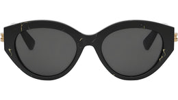 B.zero1 Black Oval Sunglasses