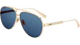 DiorCannage A1U Gold Pilot Sunglasses
