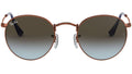 Round Metal RB3447 polished bronze copper