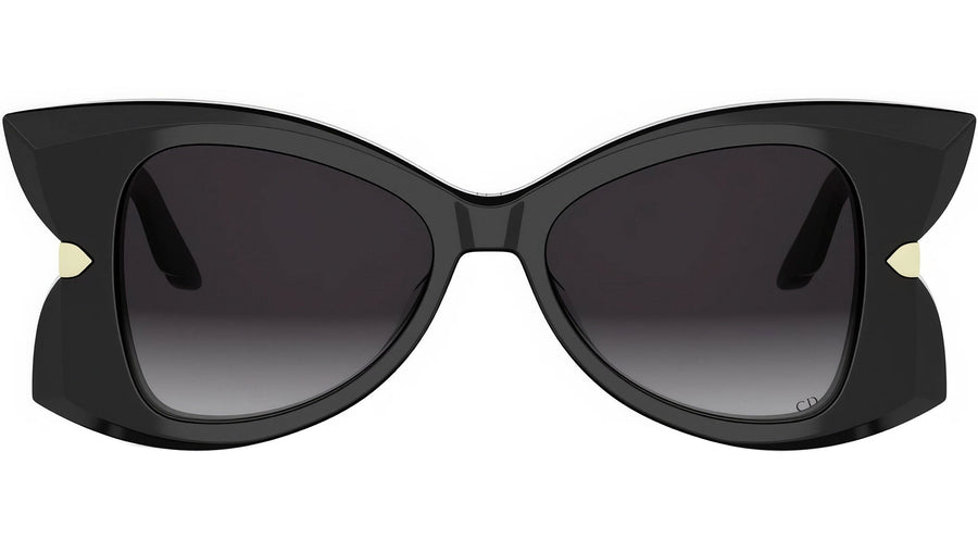 DiorButterfly S1I Black Butterfly Sunglasses