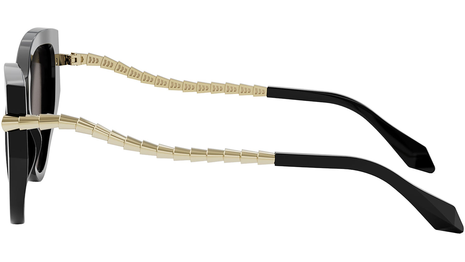 Serpenti Black Cat Eye Sunglasses
