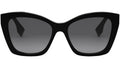 Lettering Grey Gradient Cat Eye Sunglasses