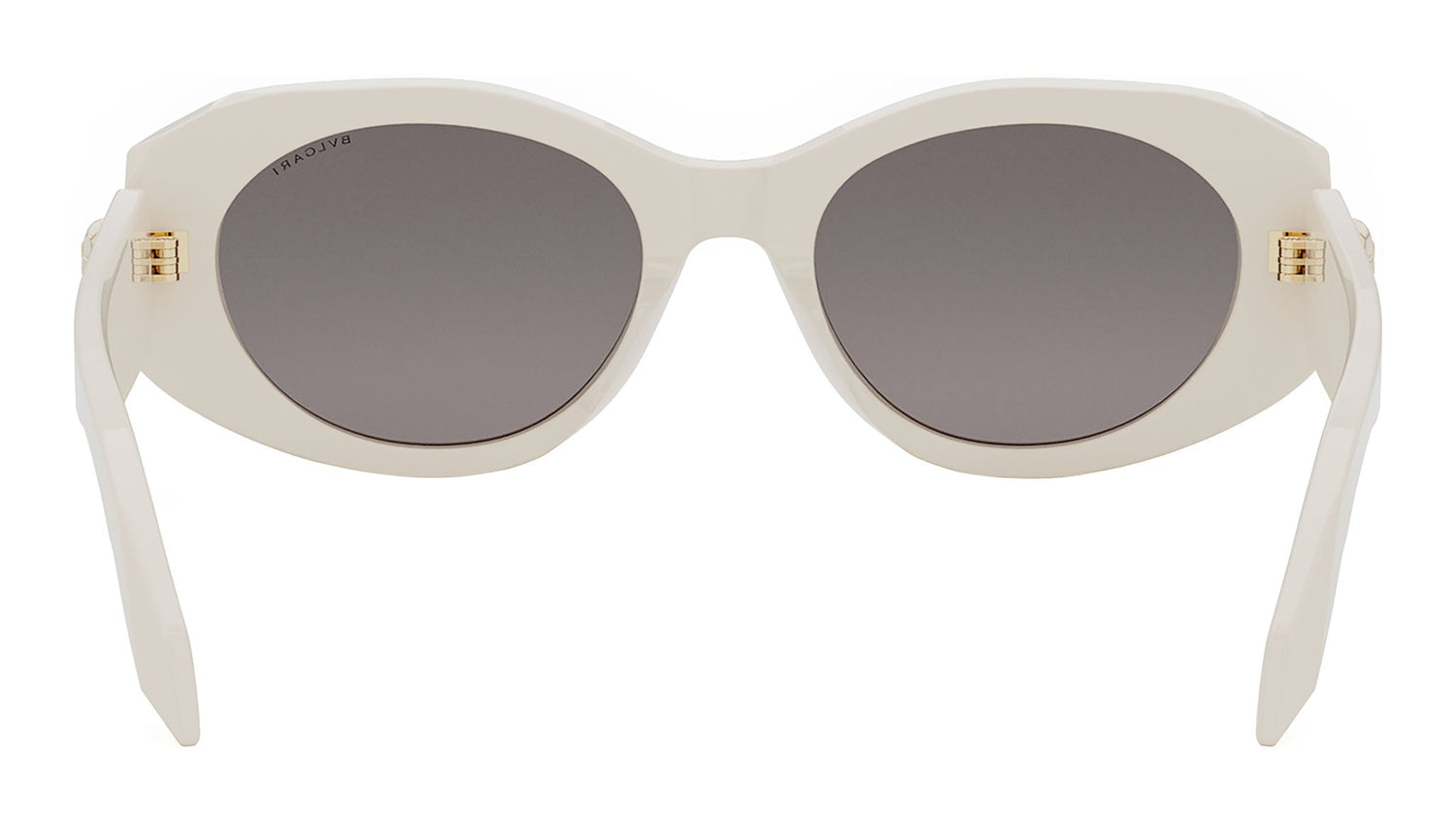 Serpenti Forever White Oval Sunglasses