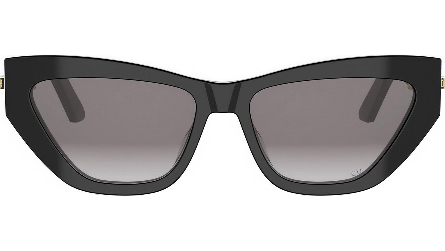 CDior B6I Shiny Black Cat Eye Sunglasses