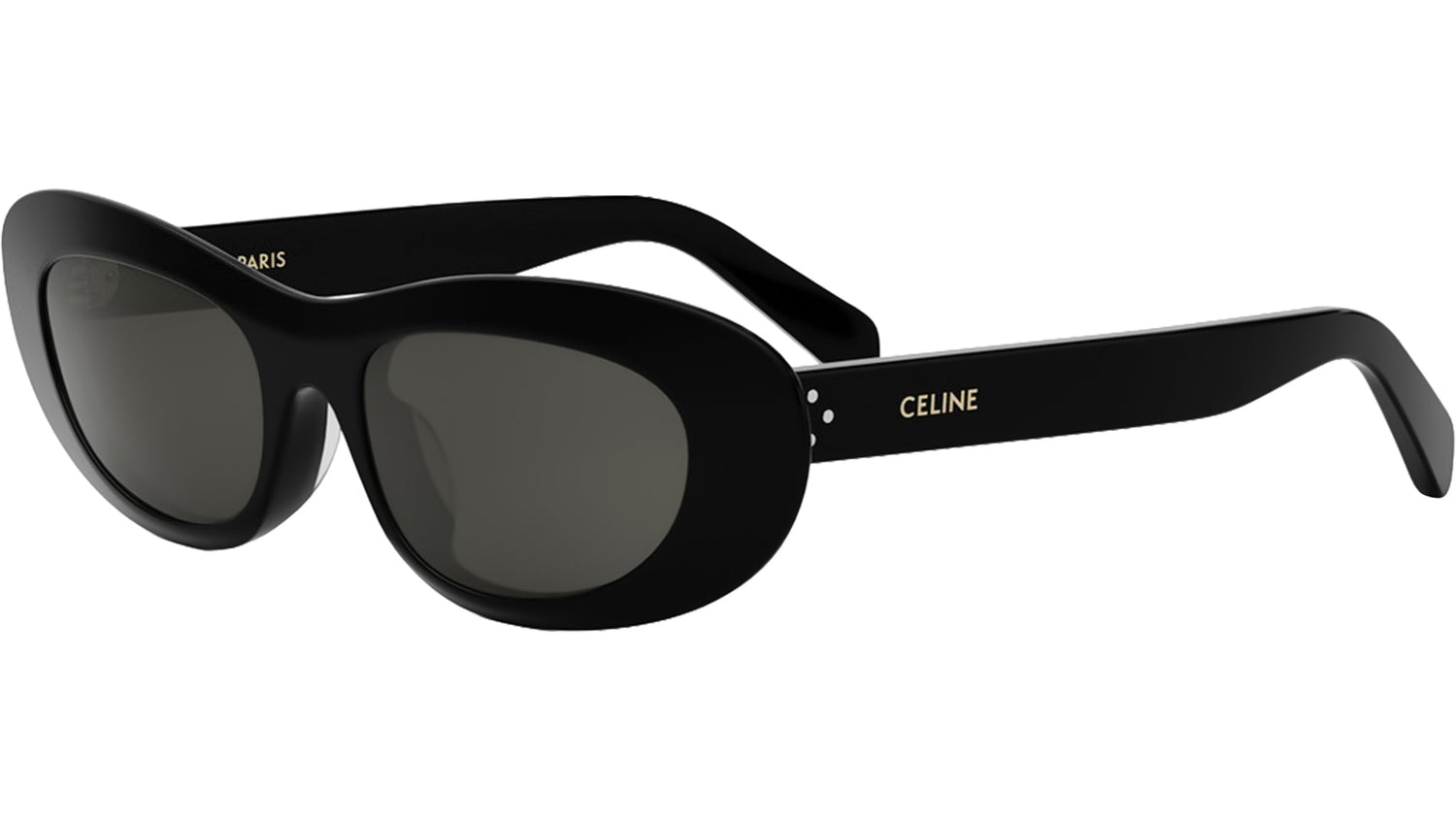 CELINE 3 Dots Black Rectangular Sunglasses