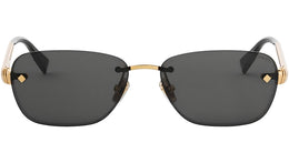 Tubogas Gold Oval Sunglasses
