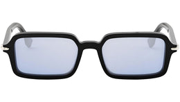 Fendi Selleria Black Rectangular Sunglasses