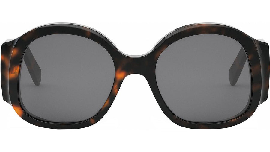 Maxi Triomphe Havana Round Sunglasses