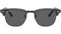 Clubmaster Folding RB2176 1367B1 grey on black