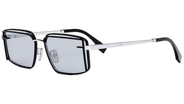 Fendi First Sight Black Rectangular Sunglasses