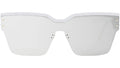 DiorClub M4U White Geometric Sunglasses