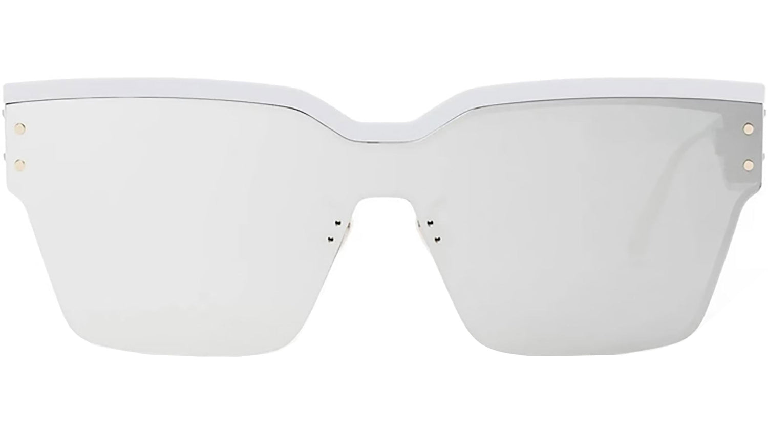 DiorClub M4U White Geometric Sunglasses