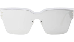 DiorClub M4U White Geometric Sunglasses